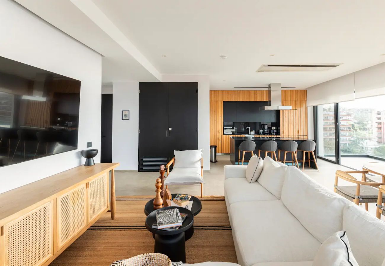 Apartamento en Puerto Vallarta - Vista al Mar en 105 Sail View Vallarta Apartamento en Puerto Vallarta - Vista al Mar en 105 Sail View Vallarta