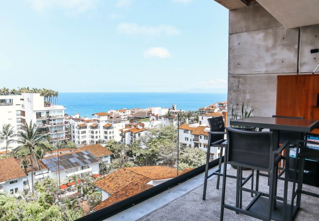 Apartamento en Puerto Vallarta - Departamento con vista al mar en Puerto Vallarta Apartamento en Puerto Vallarta - Departamento con vista al mar en Puerto Vallarta