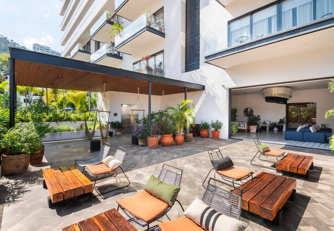 Apartamento en Puerto Vallarta - Departamento con vista al mar en Puerto Vallarta Apartamento en Puerto Vallarta - Departamento con vista al mar en Puerto Vallarta